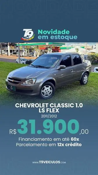 Carro Chevrolet Classic 2012 LS VHC E 1.0 (Flex)