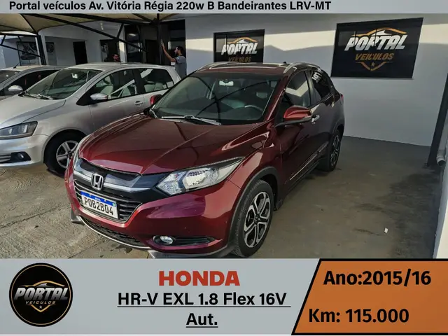 Carro Honda HR-V 2016 EXL CVT 1.8 I-VTEC FlexOne