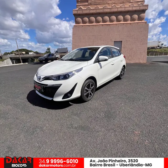 Carro Toyota Yaris 2020 1.5 XLS Connect CVT (Flex)
