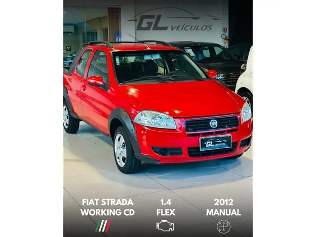 Carro Fiat Strada 2012 Working 1.4 (Flex) (Cabine Dupla)