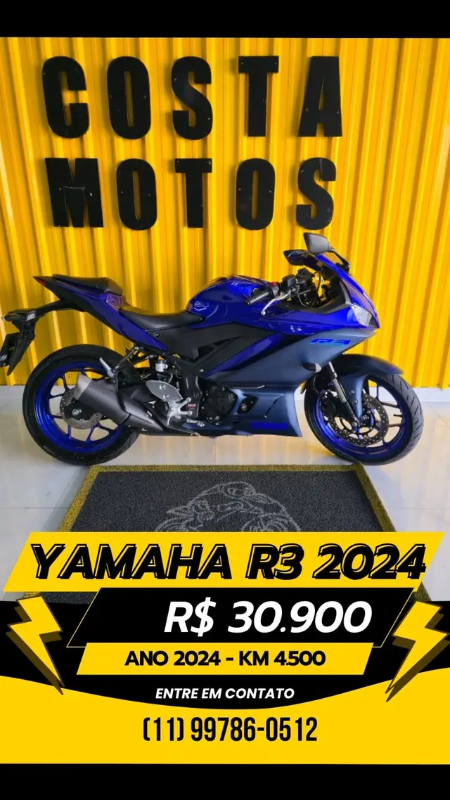 Moto Yamaha YZF R3 2024 ABS