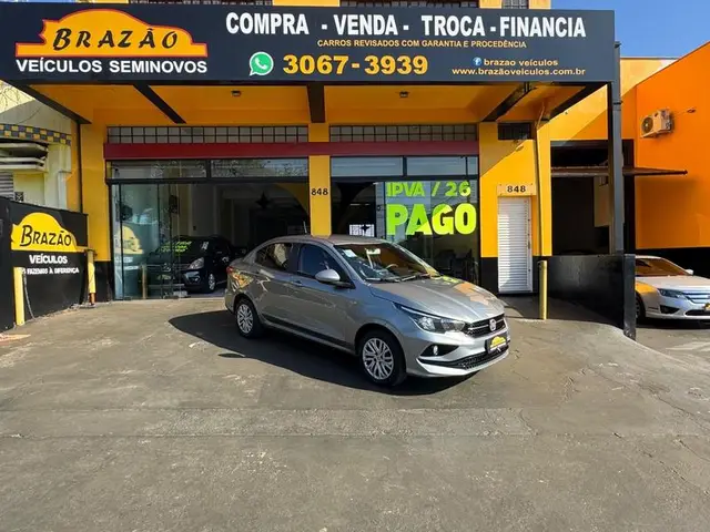 Carro Fiat Cronos 2019 1.3 Drive Firefly (Flex)