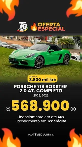 Carro Porsche 718 Boxster 2023 2.0 Turbo