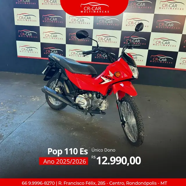 Moto Honda Pop 110i 2026 ES