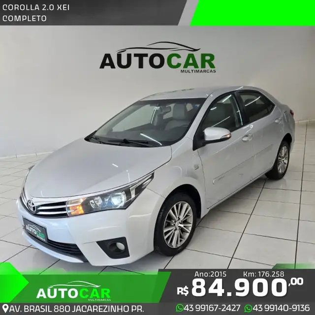 Carro Toyota Corolla 2015 2.0 XEi Multi-Drive S (Flex)
