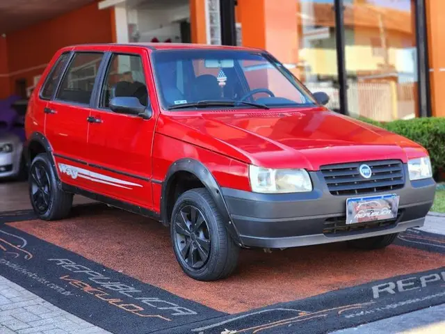 Carro Fiat Uno Mille 2007 Fire 1.0 (Flex)