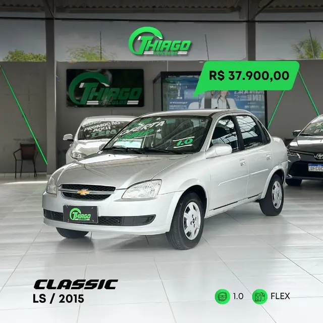 Carro Chevrolet Classic 2015 LS 1.0 VHCE (Flex)