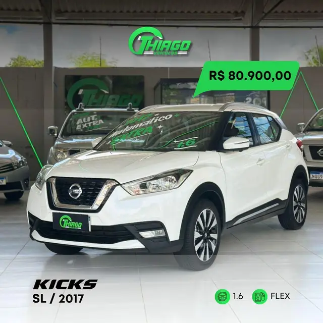 Carro Nissan Kicks 2017 1.6 SL CVT (Flex)