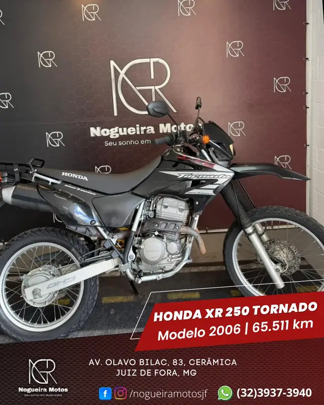 Moto Honda XR 250 2006 Tornado