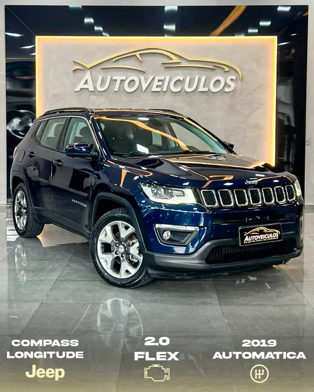Carro Jeep Compass 2019 2.0 Longitude 4x2 (Aut) (Flex)