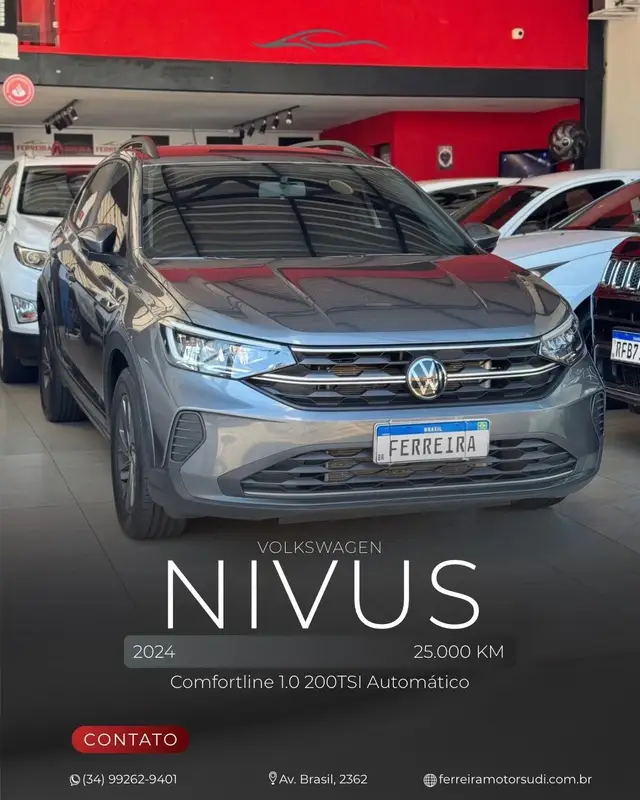 Carro Volkswagen Nivus 2024 Comfortline 200 TSI