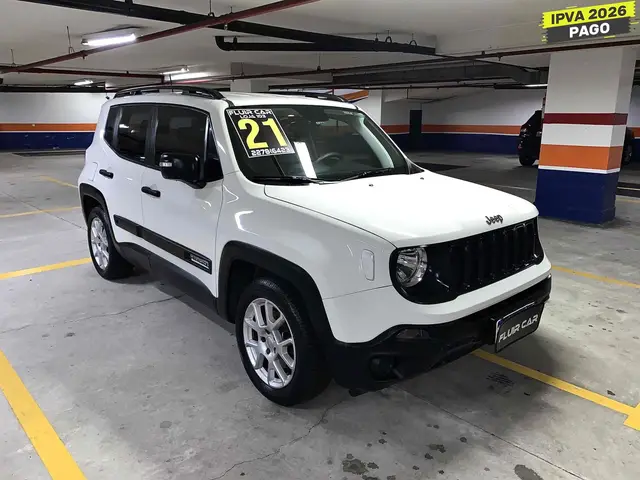 Carro Jeep Renegade 2021 Sport 1.8 4x2 (Aut) (Flex)