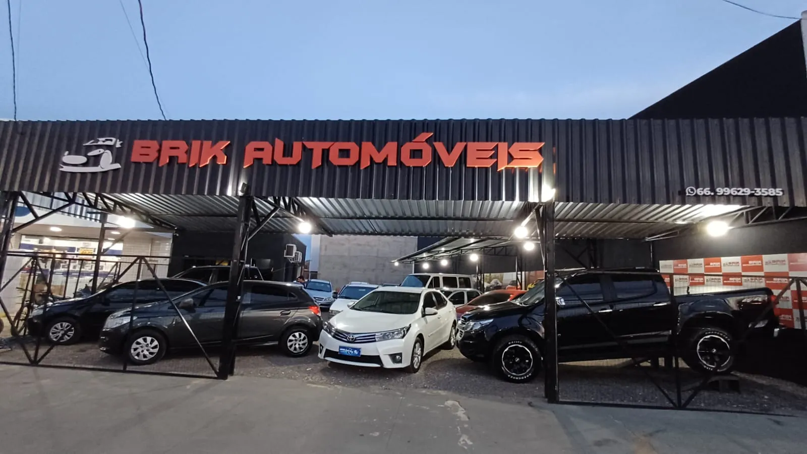 Fachada da loja BRIK AUTOMOVEIS - Sinop - MT
