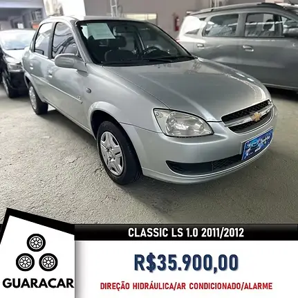 Carro Chevrolet Classic 2012 LS VHC E 1.0 (Flex)
