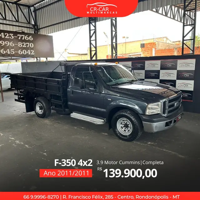 Caminhão Ford F 350 2011 F-350 2p (diesel)