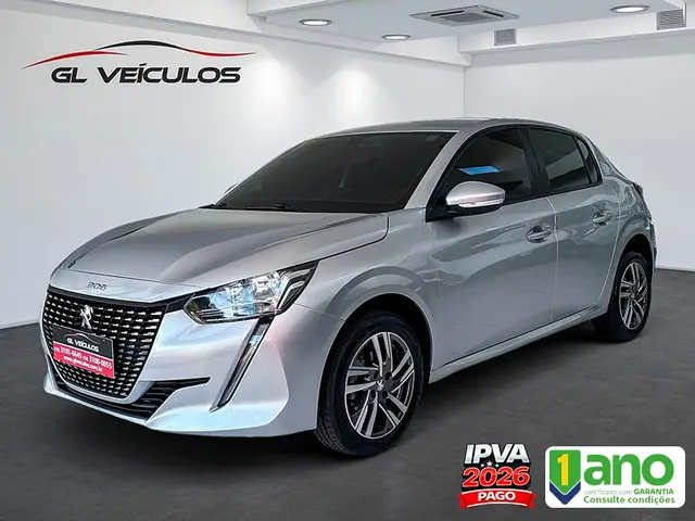 Carro Peugeot 208 2022 Allure 1.6 (Flex) (Aut)
