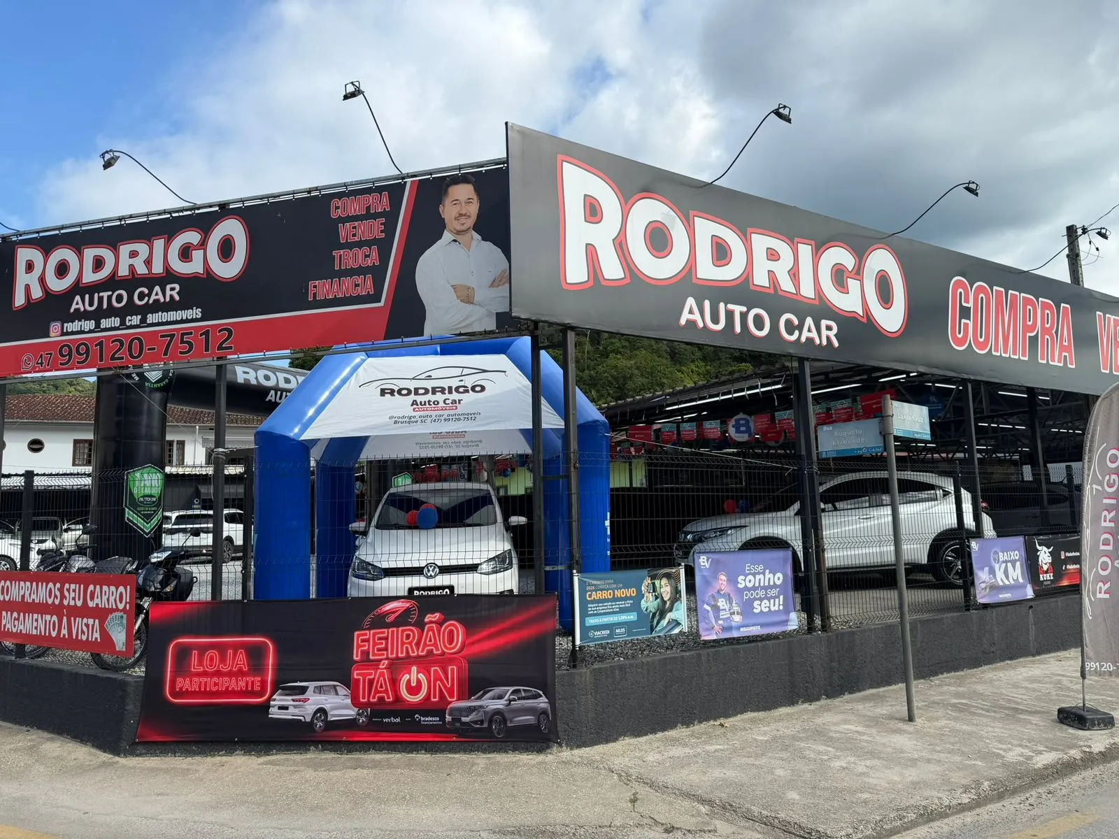 Fachada da loja RODRIGO AUTO CAR - Brusque - SC