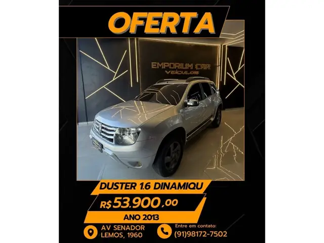 Carro Renault Duster 2013 1.6 16V Dynamique (Flex)