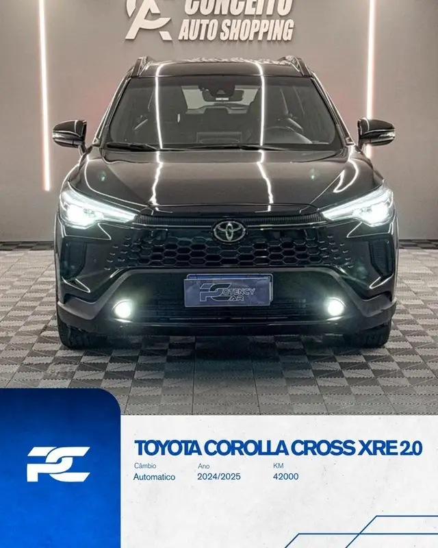 Carro Toyota Corolla Cross 2025 XRE 2.0