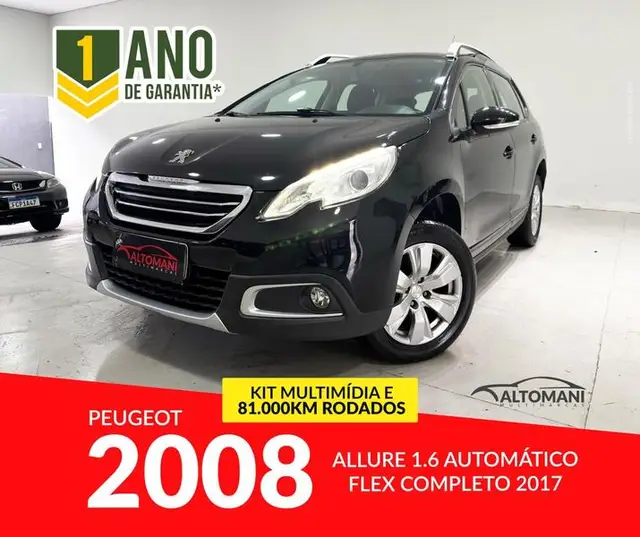 Carro Peugeot 2008 2017 Allure 1.6 16V (Aut) (Flex)