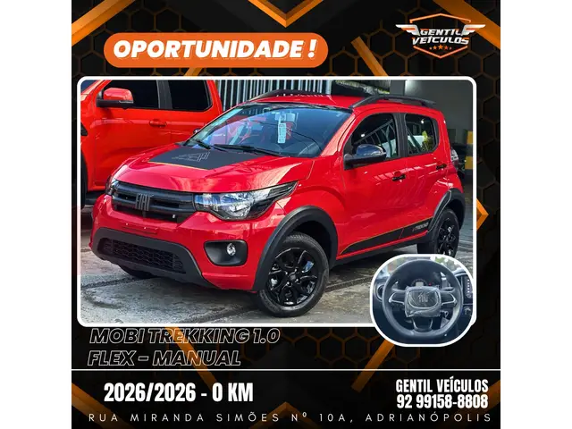 Carro Fiat Mobi 2026 Trekking 1.0
