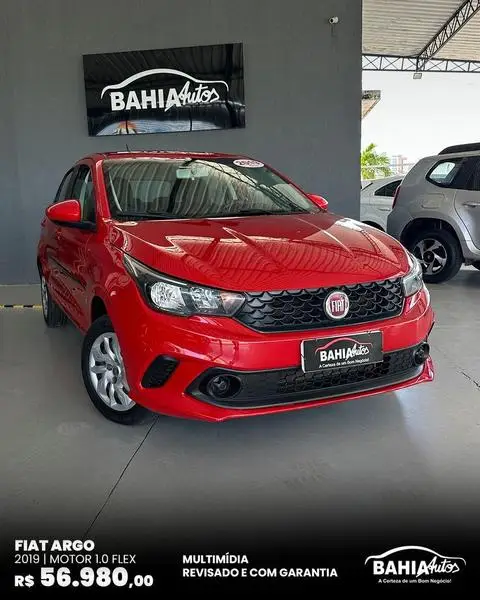 Carro Fiat Argo 2019 1.0 (Flex)