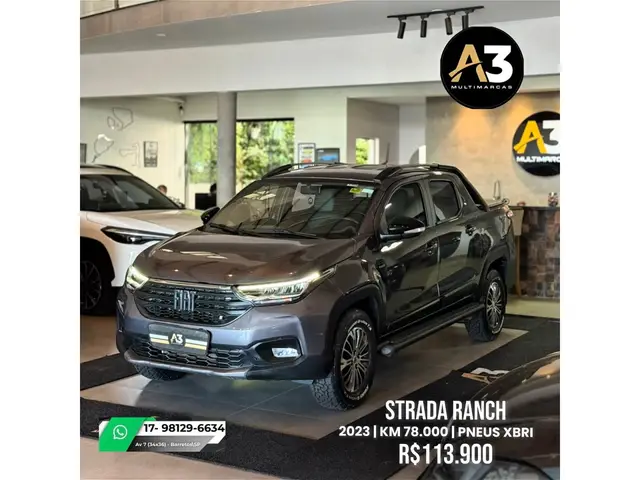 Carro Fiat Strada 2023 Ranch 1.3 Flex 8V CD Aut.