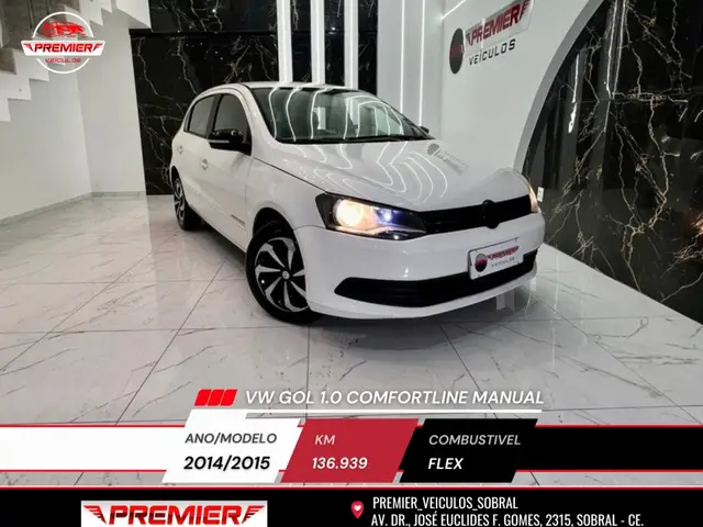 Carro Volkswagen Gol 2015 1.0 MPI Trendline 12V 5p (Flex)