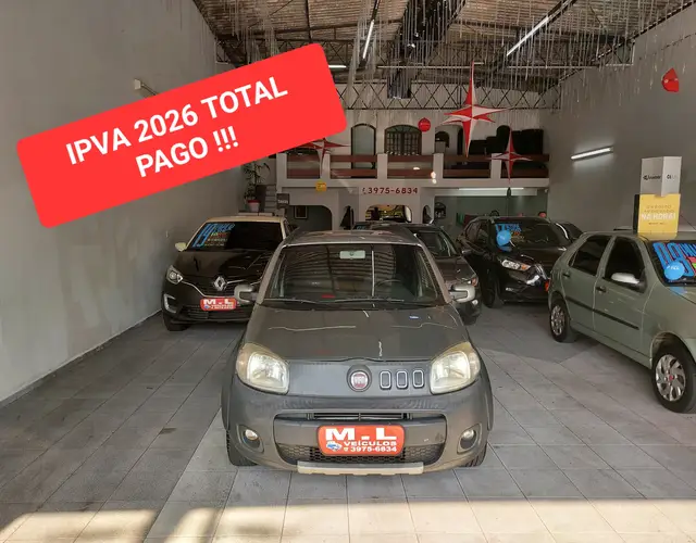 Carro Fiat Uno 2011 Way 1.0 8V (Flex) 4p