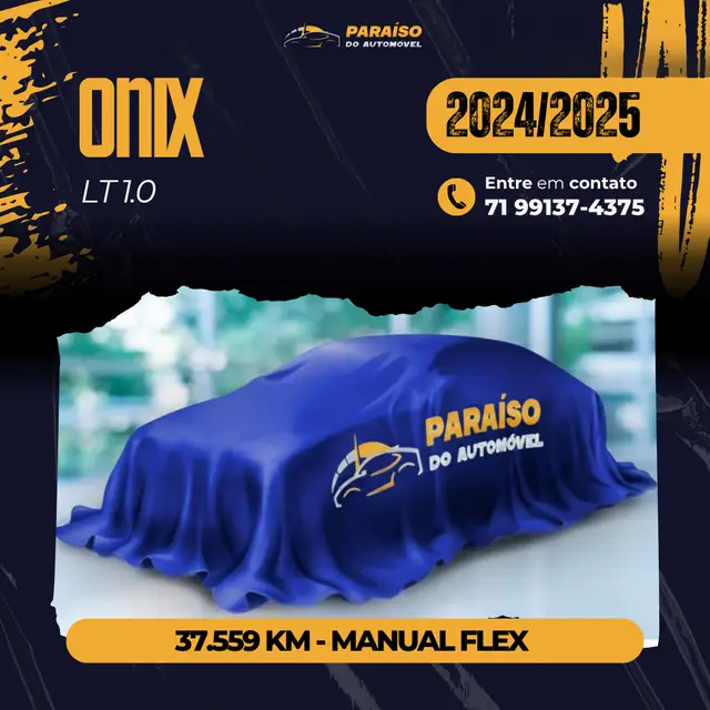 Carro Chevrolet Onix 2025 LT 1.0