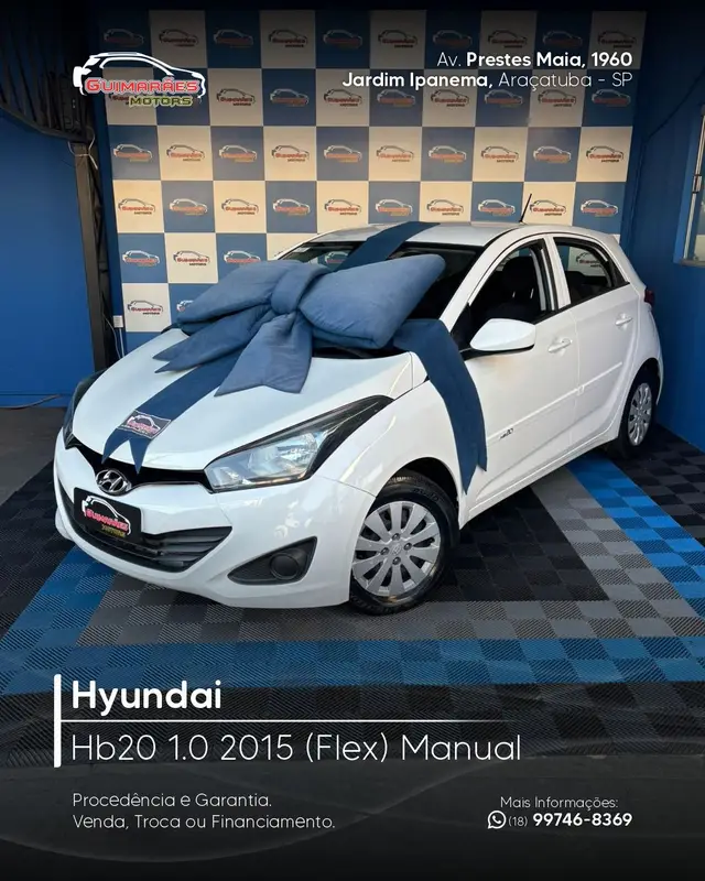Carro Hyundai HB20 2015 1.0 Comfort Style (Flex)