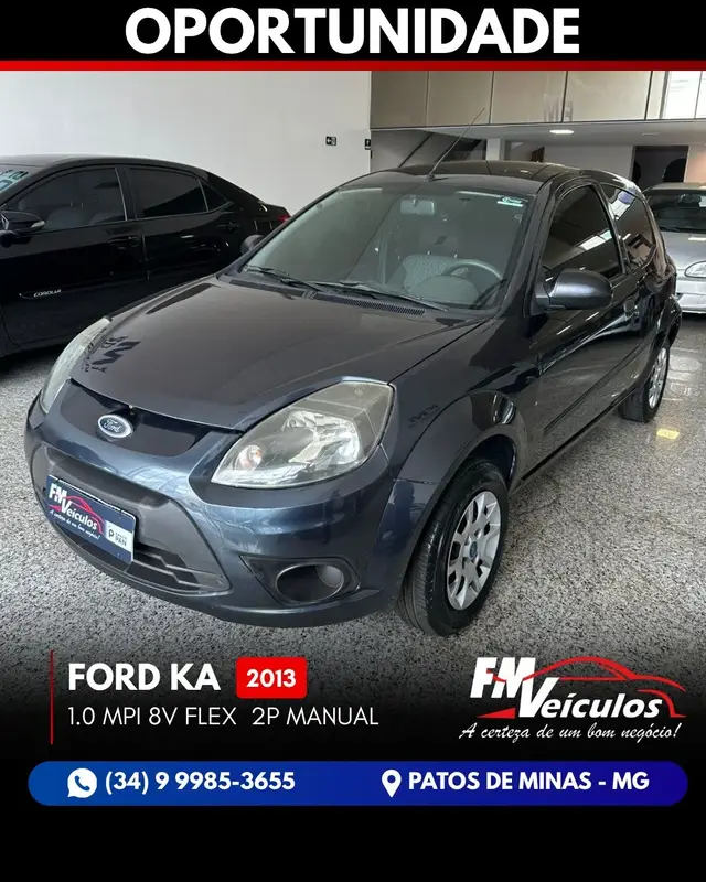 Carro Ford Ka 2013 Ka 1.0 Fly (Flex)