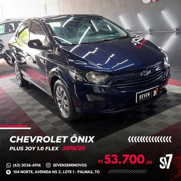 Carro Chevrolet Onix Plus 2020 JOY Plus 1.0 8V 4p Flex Mec.