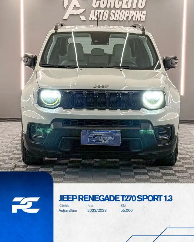 Carro Jeep Renegade 2023 Sport T270 1.3 Turbo 4x2