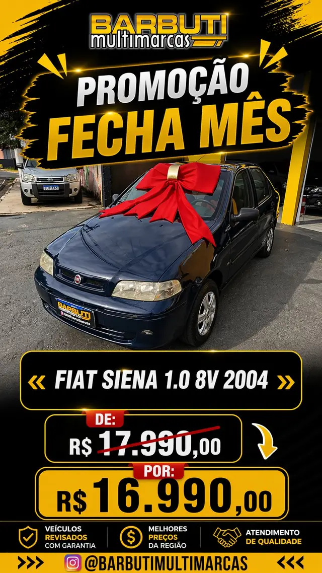 Carro Fiat Siena 2004 ELX 1.0 8V