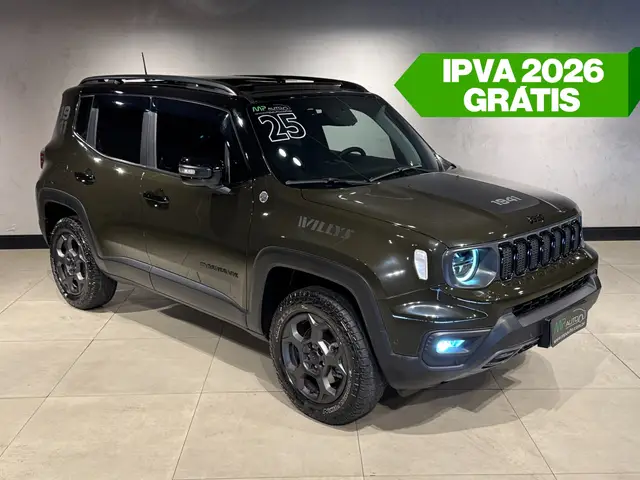 Carro Jeep Renegade 2025 Willys T270 1.3 Turbo 4x4