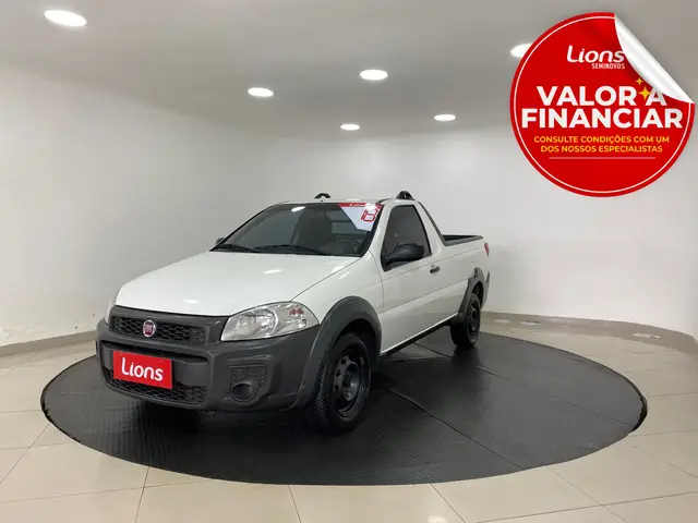 Carro Fiat Strada 2018 Hard Working 1.4 (Flex) (Cabine Simples)
