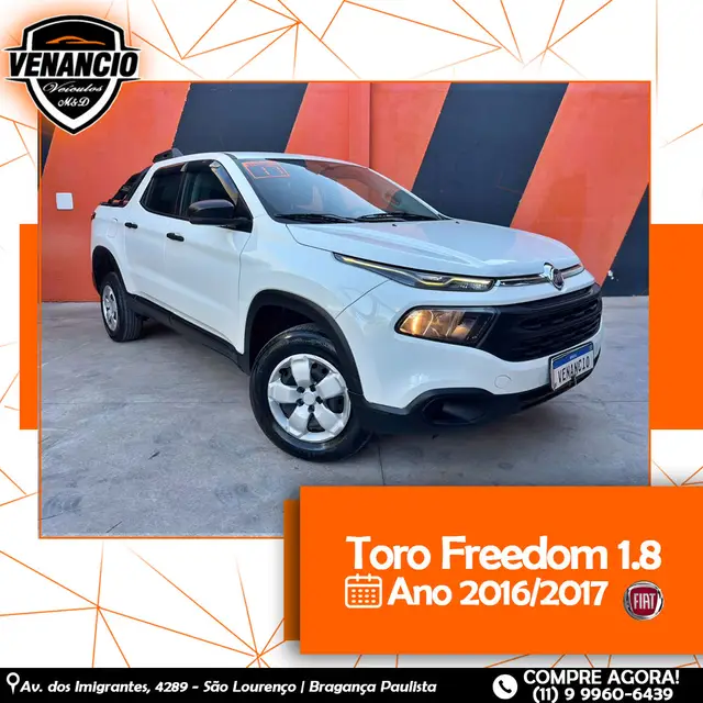 Carro Fiat Toro 2017 Freedom 1.8 AT6 4x2 (Flex)