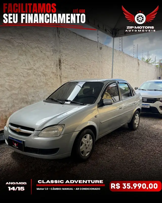 Carro Chevrolet Classic 2015 LS 1.0 VHCE (Flex)