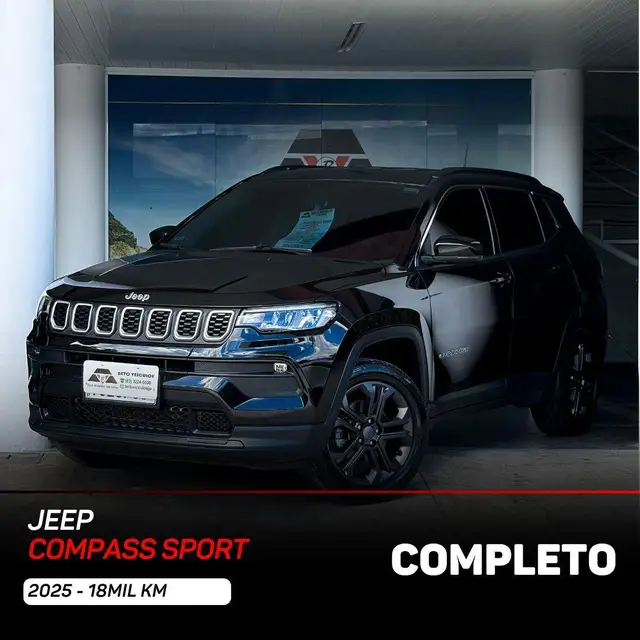 Carro Jeep Compass 2025 Sport 1.3 T270 (Aut) (Flex)