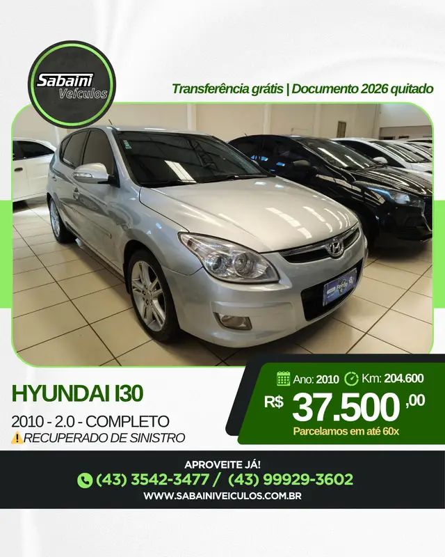 Carro Hyundai i30 2010 2.0 16V (aut)