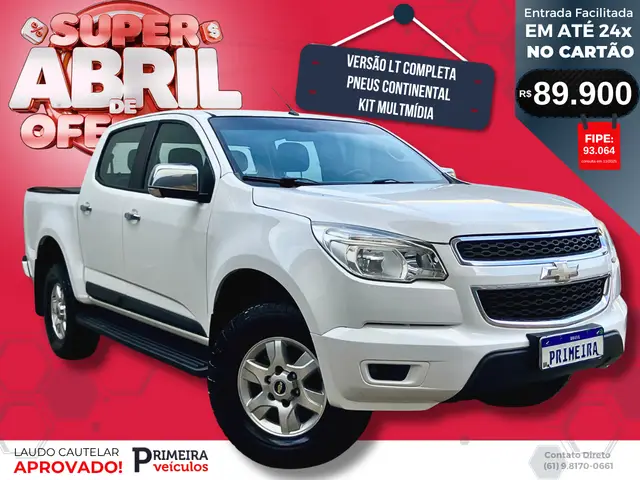Carro Chevrolet S10 Cabine Dupla 2015 S10 LT 2.5 4x2 (Cab Dupla) (Flex)