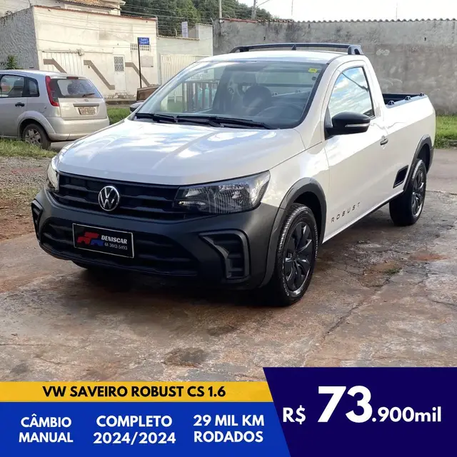 Carro Volkswagen Saveiro 2024 Robust Total Flex 16V