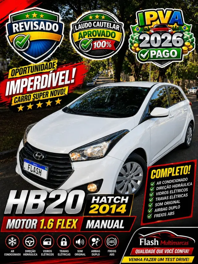 Carro Hyundai HB20 2014 1.6 Comfort Plus (Flex)