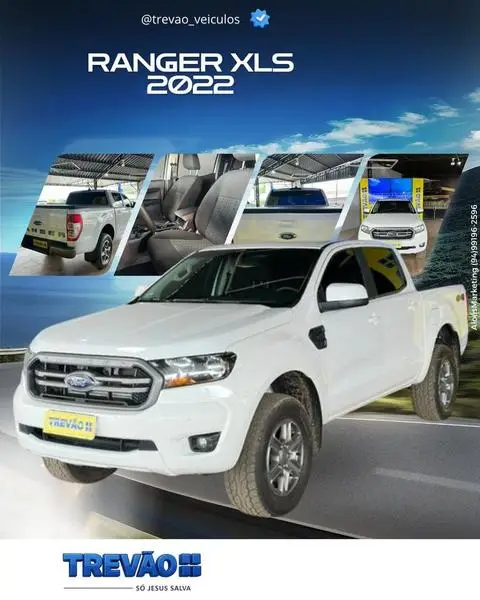 Carro Ford Ranger Cabine Dupla 2022 XL 2.2 Turbodiesel 4x4