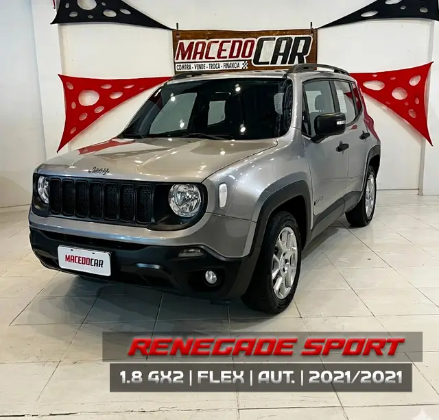 Carro Jeep Renegade 2021 Sport 1.8 4x2 (Aut) (Flex)