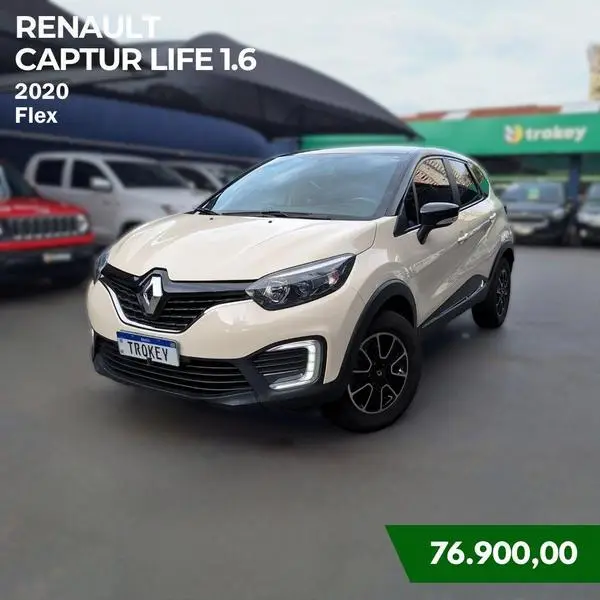 Carro Renault Captur 2020 Life 1.6 16v SCe CVT (Flex)