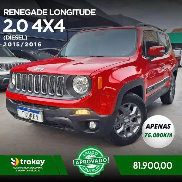 Carro Jeep Renegade 2016 Longitude 2.0 TDI 4x4 (Aut)