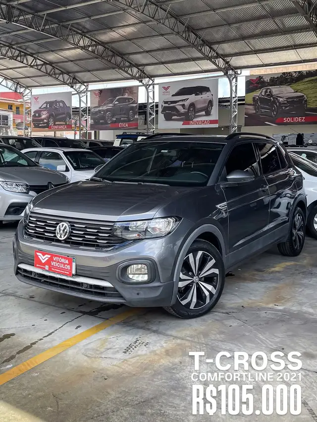 Carro Volkswagen T-Cross 2021 1.0 200 TSI Sense (Aut) (Flex)