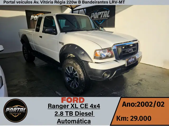 Carro Ford Ranger Cabine Simples 2002 Ranger XL 4x2 2.8 Turbo (Cab Simples)